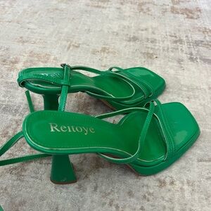 Green Women's 2 Inch Heels